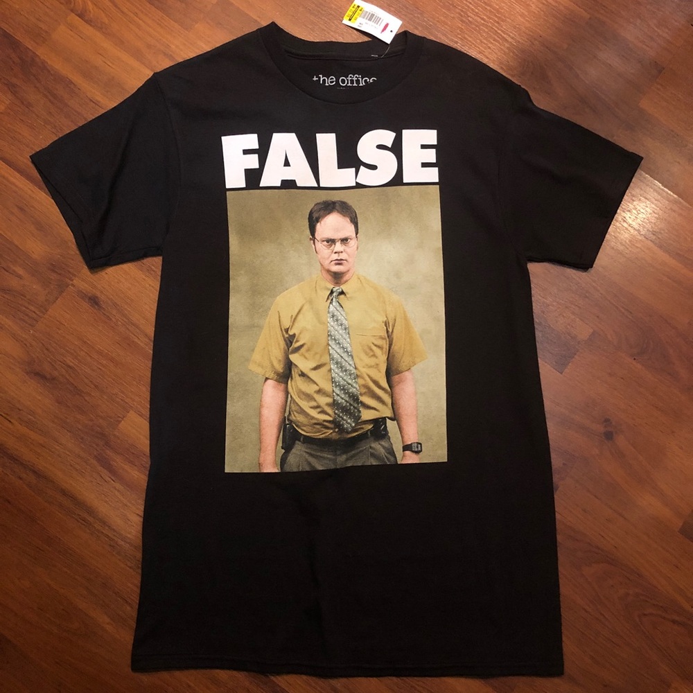 NWT The Office Tee Shirt from Spensers. Size adult Small. Color is black